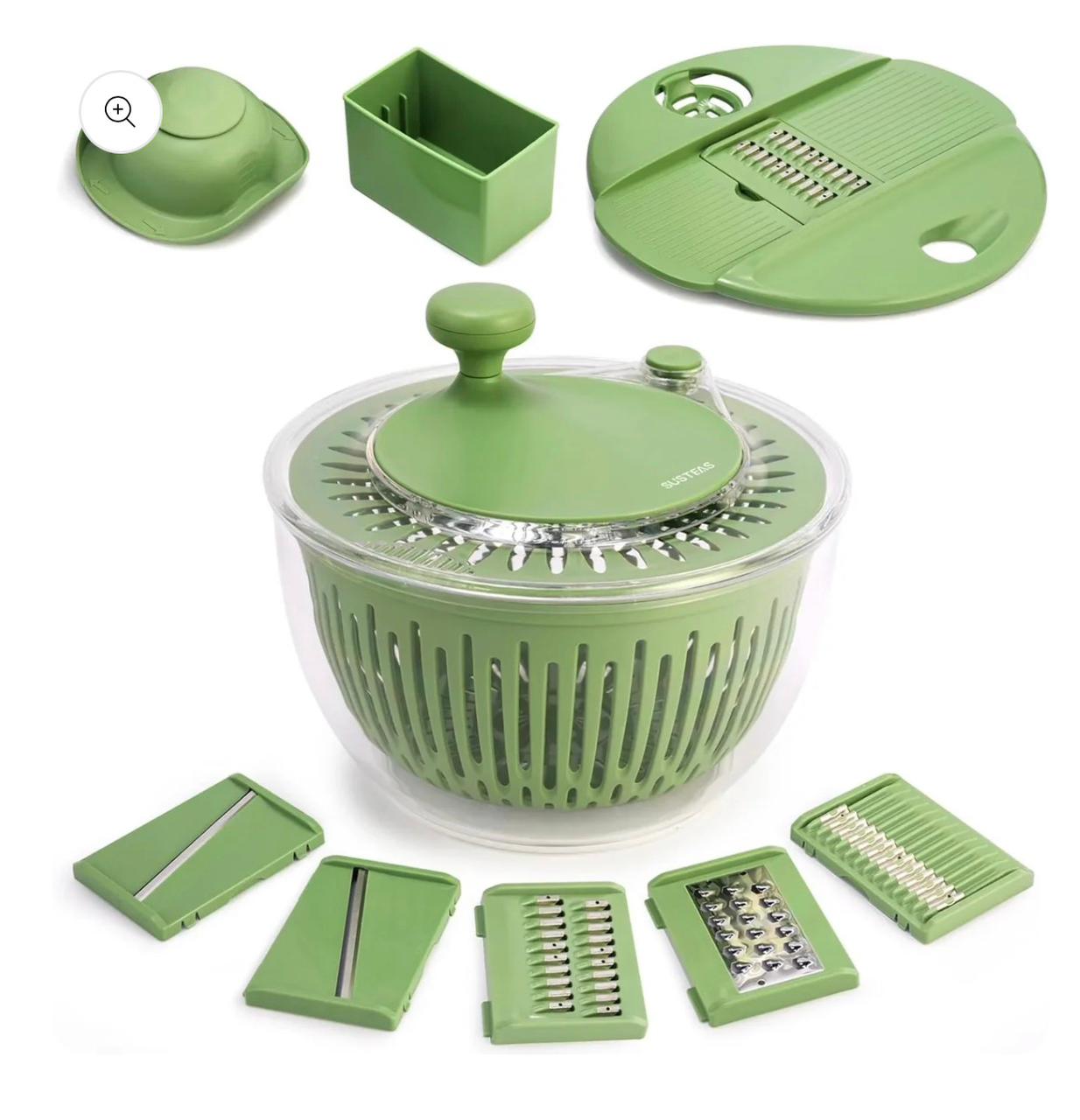 Multifunctional Vegetable Salad Dehydrator and Cutter