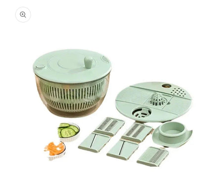 Multifunctional Vegetable Salad Dehydrator and Cutter